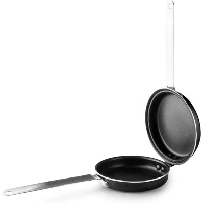Ibili 14cm Doppel-Omlette-Pfanne - Antihaft, Induktion Ibili 14cm Doppel-Omlette-Pfanne - Antihaft, Induktion
