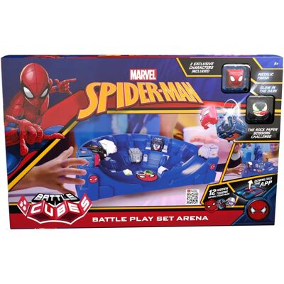 Set de Combat Marvel Spiderman - Arène et Cubes pour 5+ ans Set de Combat Marvel Spiderman - Arène et Cubes pour 5+ ans
