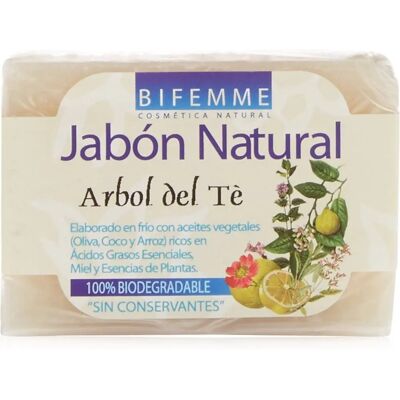 Bifemme Tea Tree Oil Soap - 100g - Natural, antibacterial, suitable for all skin types Bifemme Tea Tree Oil Soap - 100g - Natural, antibacterial, suitable for all skin types