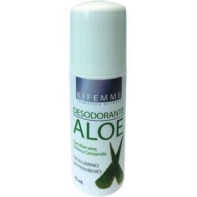 Desodorante Aloe Vera 75 ml - Bifemme Desodorante Aloe Vera 75 ml - Bifemme