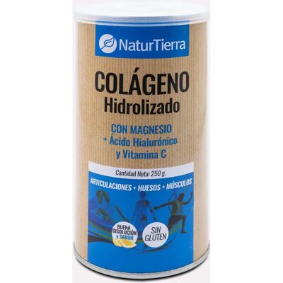 Polvo de colágeno Naturtierra - Colágeno hidrolizado, ácido hialurónico, vitamina C Polvo de colágeno Naturtierra - Colágeno hidrolizado, ácido hialurónico, vitamina C