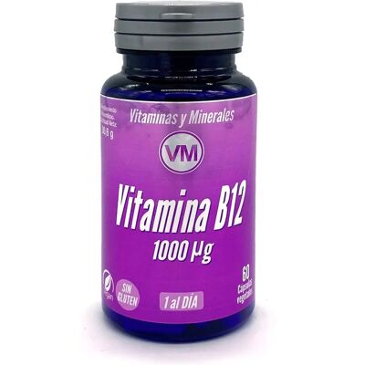 YNSADIET Vitamina B12 - Suplemento Dietético - 60 Cápsulas Vegetarianas YNSADIET Vitamina B12 - Suplemento Dietético - 60 Cápsulas Vegetarianas
