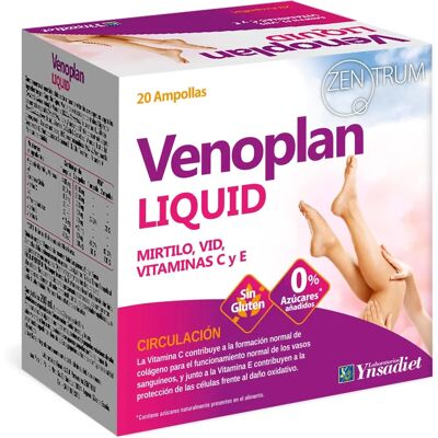 Venoplan líquido Zentrum 20 Ampollas - Circulación Venoplan líquido Zentrum 20 Ampollas - Circulación