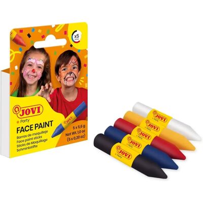 Jovi Make-up Kleuren - 5 Kleuren - Transparant - Make-up Kleuren Jovi Make-up Kleuren - 5 Kleuren - Transparant - Make-up Kleuren