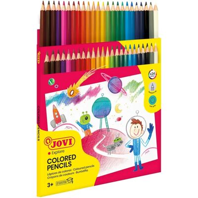 Crayons de Couleur JOVI - 24 Couleurs Crayons de Couleur JOVI - 24 Couleurs