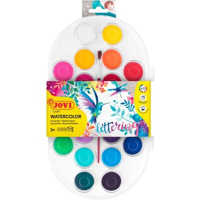 Jovi 830/22 Pack 20 Aquarellkästen - 22 Farben Jovi 830/22 Pack 20 Aquarellkästen - 22 Farben
