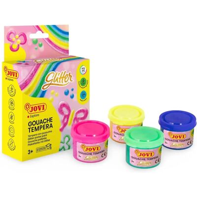 Jovi Wasserbasierte Glitzer Tempera-Set - Malset Jovi Wasserbasierte Glitzer Tempera-Set - Malset