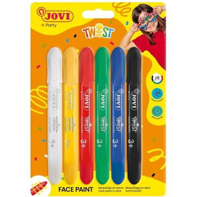 Jovi Gesichtsmalset - 6 Farben, Wasserbasierend, Kindersicher Jovi Gesichtsmalset - 6 Farben, Wasserbasierend, Kindersicher
