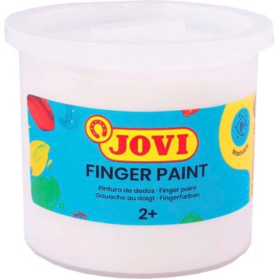 Tinta para dedos Jovi - 5 Unidades - Branca - 125 ml Tinta para dedos Jovi - 5 Unidades - Branca - 125 ml