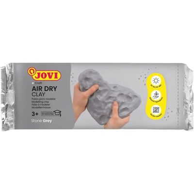 JOVI Lufttrocknende Modelliermasse - Grau - Bastelmaterial JOVI Lufttrocknende Modelliermasse - Grau - Bastelmaterial