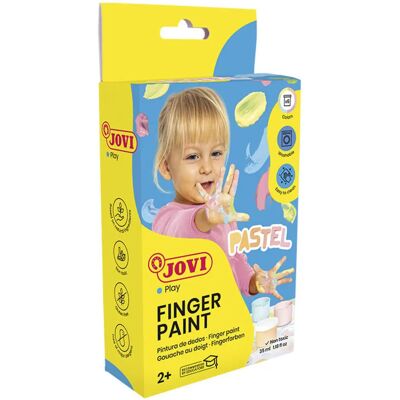 Jovi 540P Set de Peinture aux Doigts Lavable - Fournitures d'Art - Publicité Jovi 540P Set de Peinture aux Doigts Lavable - Fournitures d'Art - Publicité