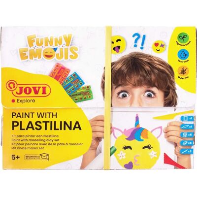 Jovi Bastelset zum Malen mit Plastilin - Bunt Jovi Bastelset zum Malen mit Plastilin - Bunt