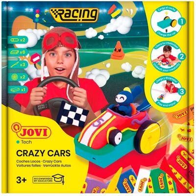 Wielokolna masa plastyczna Jovi Crazy Cars Racing - Gra Wielokolna masa plastyczna Jovi Crazy Cars Racing - Gra