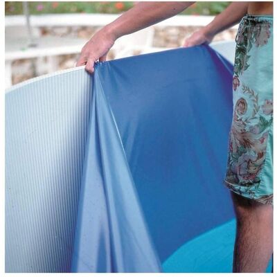 Gre Round Pool Steel Liner - Blue - Overlap - 3m x 0.9m Gre Round Pool Steel Liner - Blue - Overlap - 3m x 0.9m