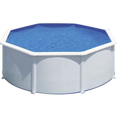 Gre KITPR358 Aufstellpool - Rund, Blau, Weiß - 11250 L Gre KITPR358 Aufstellpool - Rund, Blau, Weiß - 11250 L