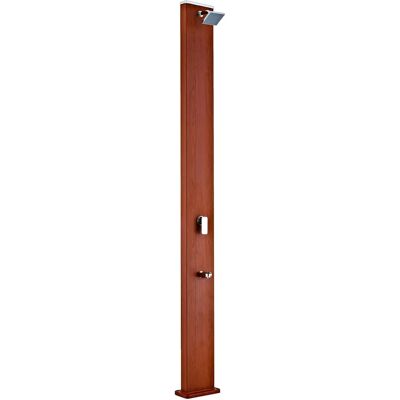 Douche solaire GRE - Marron, aspect bois, 20cm x 225cm x 65cm, 32L - Publicité Douche solaire GRE - Marron, aspect bois, 20cm x 225cm x 65cm, 32L - Publicité