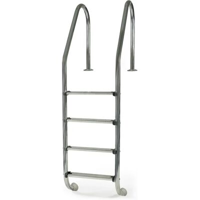 GRE Pool Ladder - 4 Step, Stainless Steel, Grey - Pool Type GRE Pool Ladder - 4 Step, Stainless Steel, Grey - Pool Type