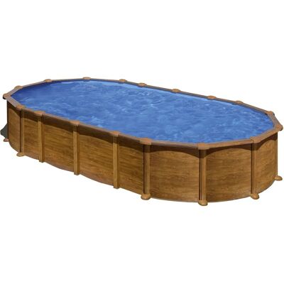 GRÉ - Piscine Ovale Amazonia - Acier, Aspect Bois, Résistance UV - Piscine - Publicité GRÉ - Piscine Ovale Amazonia - Acier, Aspect Bois, Résistance UV - Piscine - Publicité