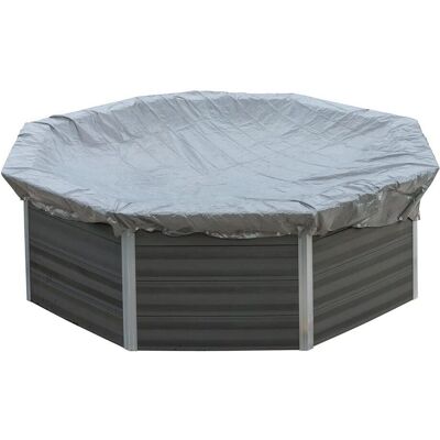 GRE Winter Pool Cover Round 410cm Durable UV Protection GRE Winter Pool Cover Round 410cm Durable UV Protection