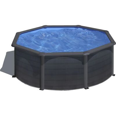GRE KIT350GF Aufstellpool - Oval, 10102L, Schwarz GRE KIT350GF Aufstellpool - Oval, 10102L, Schwarz