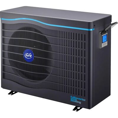 GRE HPGIC75 Pool Heat Pump - Inverter, Black, 75 m³ GRE HPGIC75 Pool Heat Pump - Inverter, Black, 75 m³