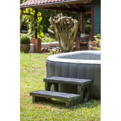 GRE SPAL2 Zwemvijveraccessoire - 2-traps zwembadladder GRE SPAL2 Zwemvijveraccessoire - 2-traps zwembadladder