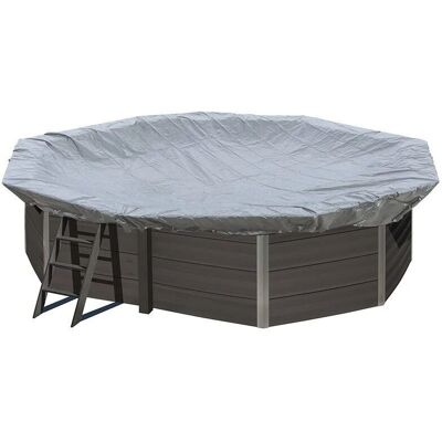 Cubierta de invierno para piscina GRE - 376x236cm - Resistente a UV Cubierta de invierno para piscina GRE - 376x236cm - Resistente a UV