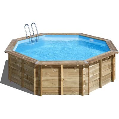 Piscina de Madera Circular/Ochavada GRE Violette 2 - 15500L Piscina de Madera Circular/Ochavada GRE Violette 2 - 15500L