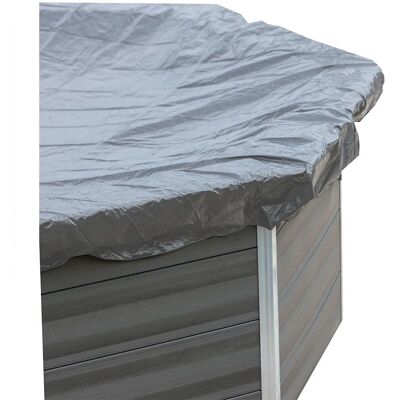 GRE Pool Cover - Wooden Pool Winter Cover - 496x793 cm, Gray GRE Pool Cover - Wooden Pool Winter Cover - 496x793 cm, Gray
