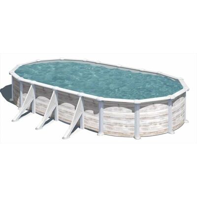 Piscina ovalada GRE Groenlandia - 375x132x730cm Beige Piscina ovalada GRE Groenlandia - 375x132x730cm Beige
