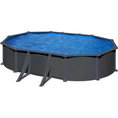 Piscina Ovalada de Acero Gre Juni - Resistente a UV, Fácil Montaje - Piscina Piscina Ovalada de Acero Gre Juni - Resistente a UV, Fácil Montaje - Piscina