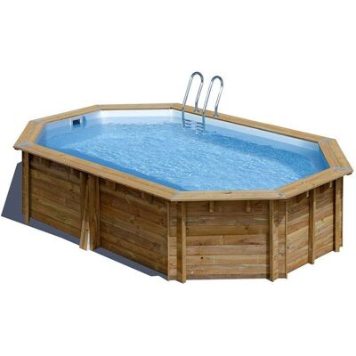 Sunbay - Cannelle II - 5,35 x 3,35 x h1,17m - Octogonale - Piscine en bois - Publicité Sunbay - Cannelle II - 5,35 x 3,35 x h1,17m - Octogonale - Piscine en bois - Publicité