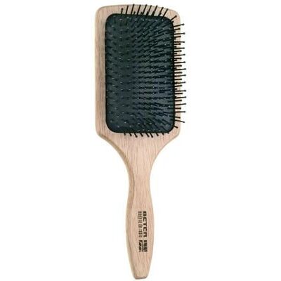 Beter Oak Wood Nylon Paddle Pneumatic Hair Brush - Hair Brush Beter Oak Wood Nylon Paddle Pneumatic Hair Brush - Hair Brush