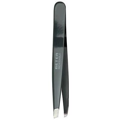 Beter Pinça em Aço Inoxidável com Ponta Inclinada - Pinça Cosmética Beter Pinça em Aço Inoxidável com Ponta Inclinada - Pinça Cosmética