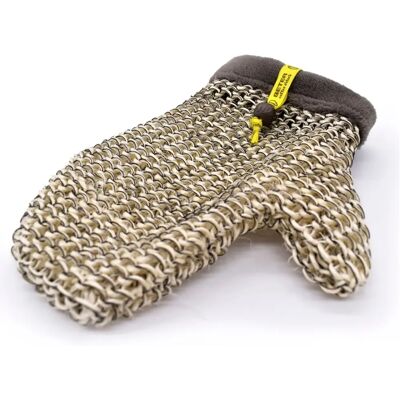 Gant Exfoliant Coffee O'clock en Sisal et Lin Gant Exfoliant Coffee O'clock en Sisal et Lin