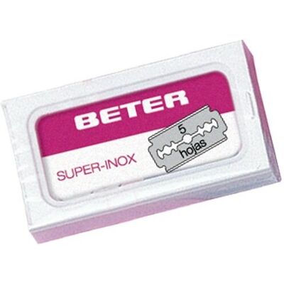 Beter Razor Blades - 5 pcs Stainless Steel - Razor Blades Beter Razor Blades - 5 pcs Stainless Steel - Razor Blades