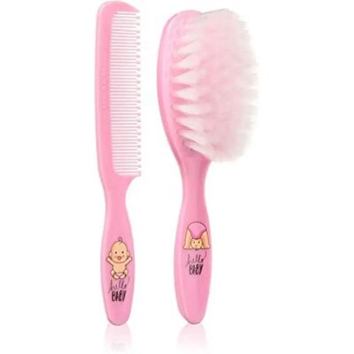 Set Spazzola e Pettine Beter Rosa - Kit per Capelli per Bambini Set Spazzola e Pettine Beter Rosa - Kit per Capelli per Bambini