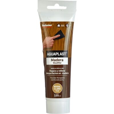 Mastic pour bois Aguaplast Noyer - Intérieur & Extérieur - 125ml - Publicité Mastic pour bois Aguaplast Noyer - Intérieur & Extérieur - 125ml - Publicité