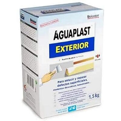 Enduit Extérieur Aguaplast - Blanc - 1,5kg - Publicité Enduit Extérieur Aguaplast - Blanc - 1,5kg - Publicité
