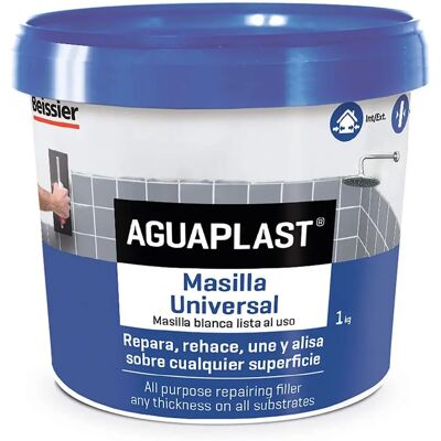 Aguaplast 70048-003 Universel Blanc Mastic - Intérieur/Extérieur - Publicité Aguaplast 70048-003 Universel Blanc Mastic - Intérieur/Extérieur - Publicité