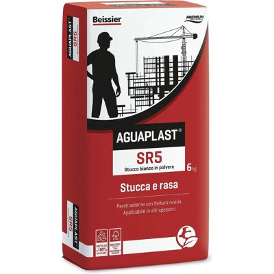 Aguaplast SR5 Bianco Finitura Ruvida - Stucco Aguaplast SR5 Bianco Finitura Ruvida - Stucco