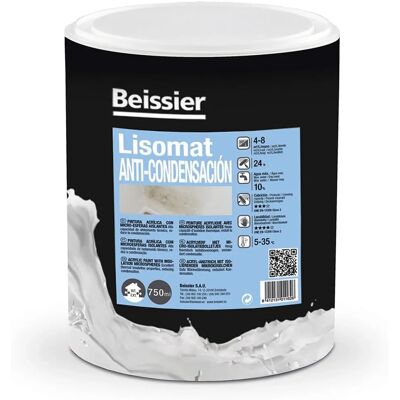 Vernice acrilica bianca Beissier 70281-008 - Anti-umidità - 750ml Vernice acrilica bianca Beissier 70281-008 - Anti-umidità - 750ml