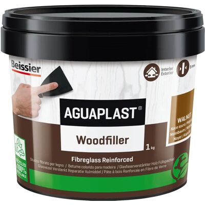 Aguaplast Stucco Legno Noce Scuro - Interno/Esterna 1kg Aguaplast Stucco Legno Noce Scuro - Interno/Esterna 1kg