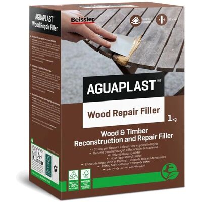 Aguaplast Relleno para Madera - 50mm, Interior y Exterior, Secado Rápido Aguaplast Relleno para Madera - 50mm, Interior y Exterior, Secado Rápido