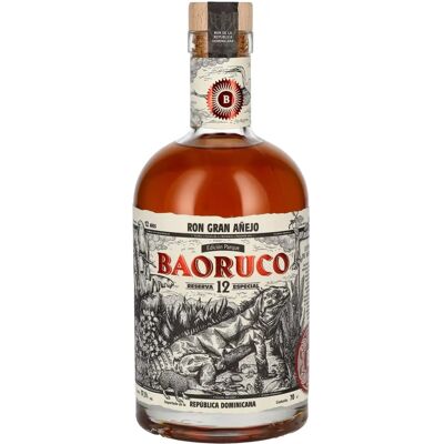 Rhum Baoruco Ron Gran Añejo 12 Ans Édition Parc - Publicité Rhum Baoruco Ron Gran Añejo 12 Ans Édition Parc - Publicité