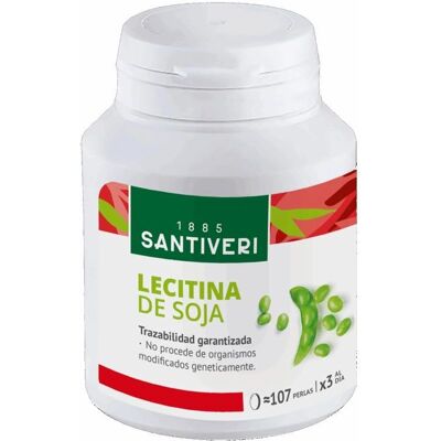 Santiveri Sojalecithin Perlen - Lecithin Ergänzung - 107 Softgels Santiveri Sojalecithin Perlen - Lecithin Ergänzung - 107 Softgels