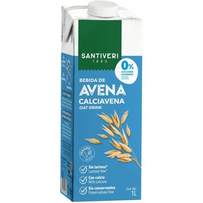 Bebida de avena Calciavena - 6 Botellas - Sin lactosa Bebida de avena Calciavena - 6 Botellas - Sin lactosa