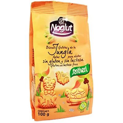 Santiveri Noglut Junglekoekjes - Glutenfrei 100 g Santiveri Noglut Junglekoekjes - Glutenfrei 100 g