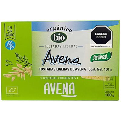 Tostadas de avena orgánicas ligeras - Santiveri Tostadas de avena orgánicas ligeras - Santiveri