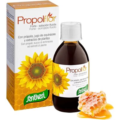 Santiveri Propolflor Forte Sirup - Eukalyptus, Zitrone, Honig, Apfel - Sirup Santiveri Propolflor Forte Sirup - Eukalyptus, Zitrone, Honig, Apfel - Sirup